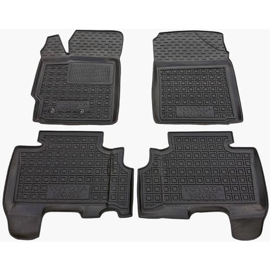 Set tappetini di gomma su misura per Toyota Yaris 2 (2006-2011)