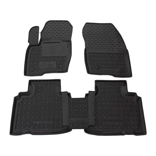Set tappetini di gomma su misura per Ford Edge II (2014–2024)