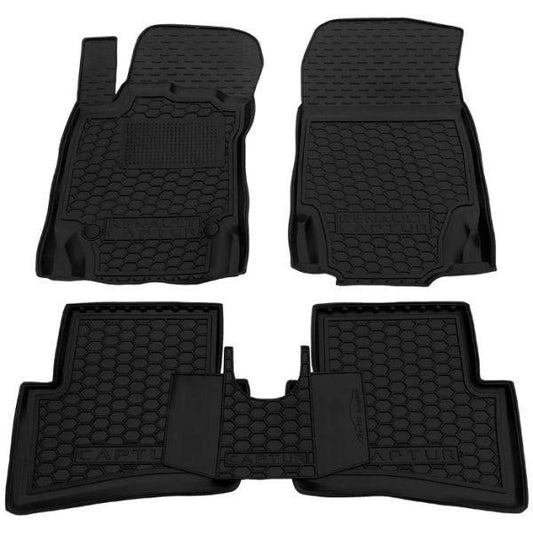 Set tappetini di gomma su misura per Renault Captur 1 (2013-2019)
