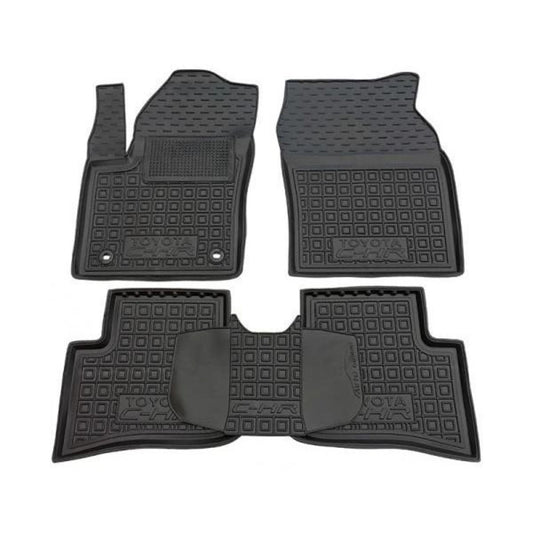 Set tappetini di gomma su misura per Toyota C-HR (2016-2023),AWD,Hybrida