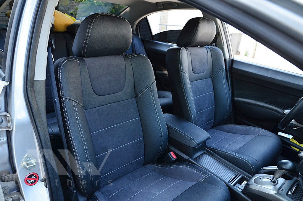 Set coprisedili su misura per Honda Civic 8 4D (2005-2012), Leather Style