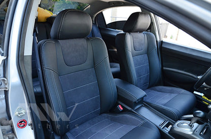 Set coprisedili su misura per Honda Civic 8 4D (2005-2012), Leather Style