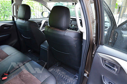 Set coprisedili su misura per Mitsubishi Pajero Sport 3 (2016-oggi), Leather Style