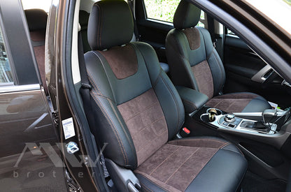 Set coprisedili su misura per Mitsubishi Pajero Sport 3 (2016-oggi), Leather Style