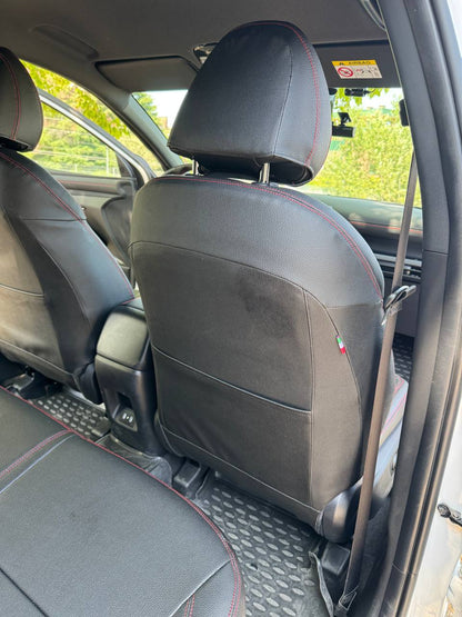 Set coprisedili su misura per Hyundai Tucson IV (NX4) Hybrid (2020–oggi), Leather Style