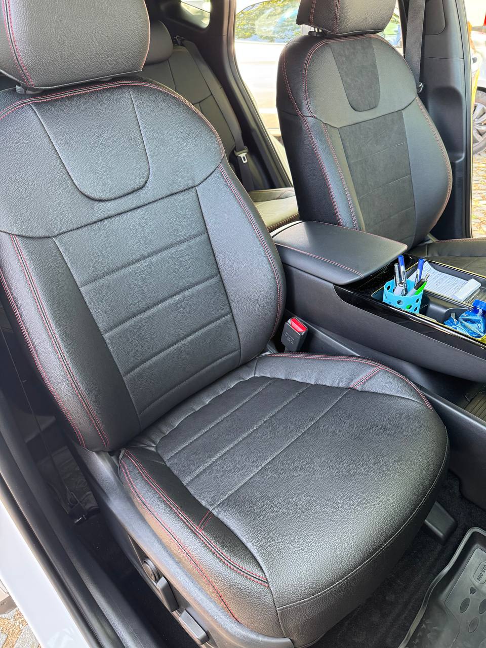 Set coprisedili su misura per Hyundai Tucson IV (NX4) Hybrid (2020–oggi), Leather Style