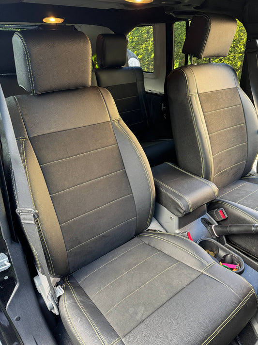 Set coprisedili su misura per Jeep Wrangler JK (2008-2018), Leather Style