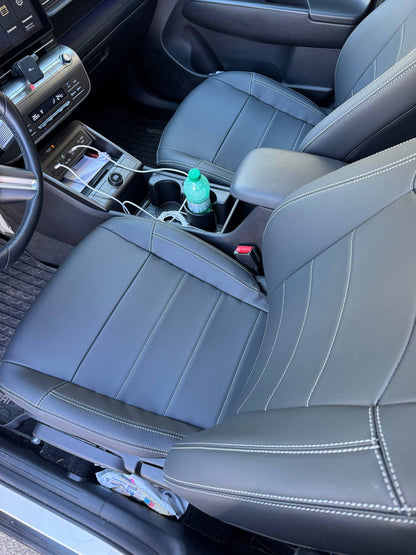 Set coprisedili su misura per Hyundai Kona 2 (2023+) SX2 Hybrid, Leather Style
