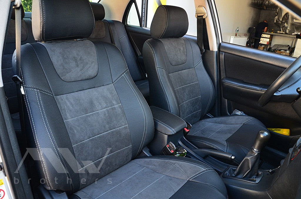 Set coprisedili su misura per Toyota Corolla 120 (2000-2006), Leather Style