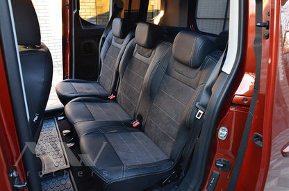 Set coprisedili su misura per Peugeot Rifter (2018-oggi), Leather Style