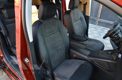 Set coprisedili su misura per Peugeot Rifter (2018-oggi), Leather Style