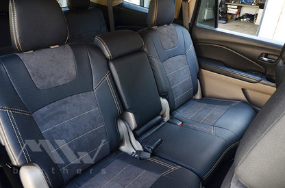 Passgenaue Sitzbezüge für Honda Pilot 3 (2015–2022), Lederoptik