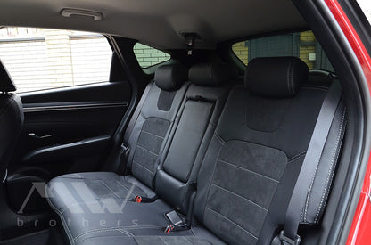 Set coprisedili su misura per Hyundai Tucson IV (NX4) Hybrid (2020–oggi), Leather Style