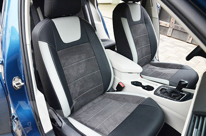 Set coprisedili su misura per Volkswagen Jetta 7 (2018–oggi), Leather Style