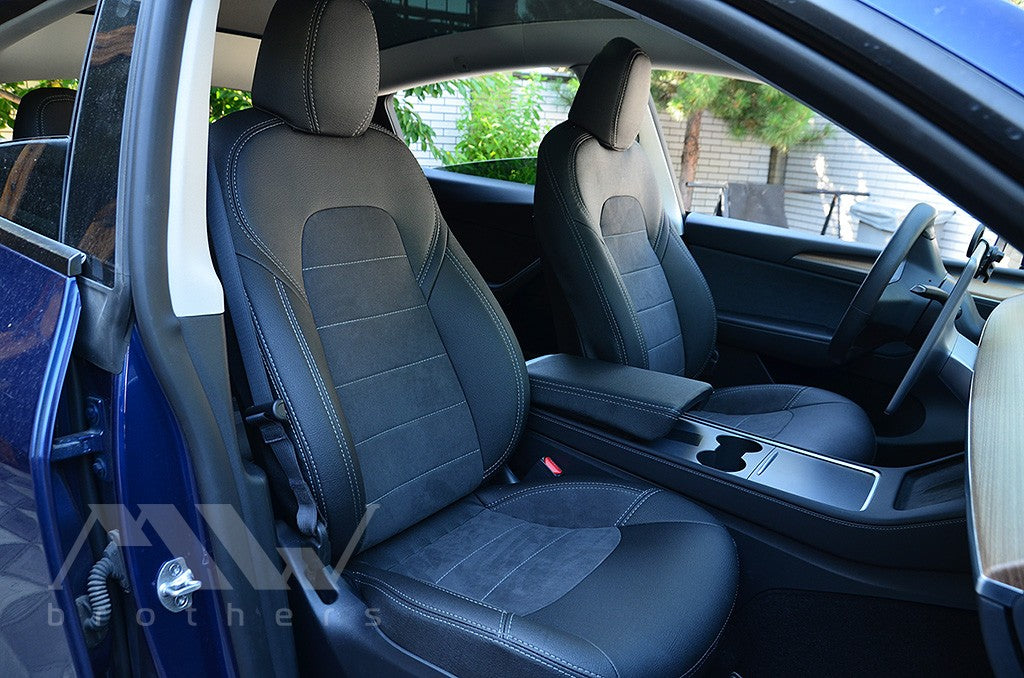 Set coprisedili su misura per Tesla Model Y (2020-oggi), Leather Style