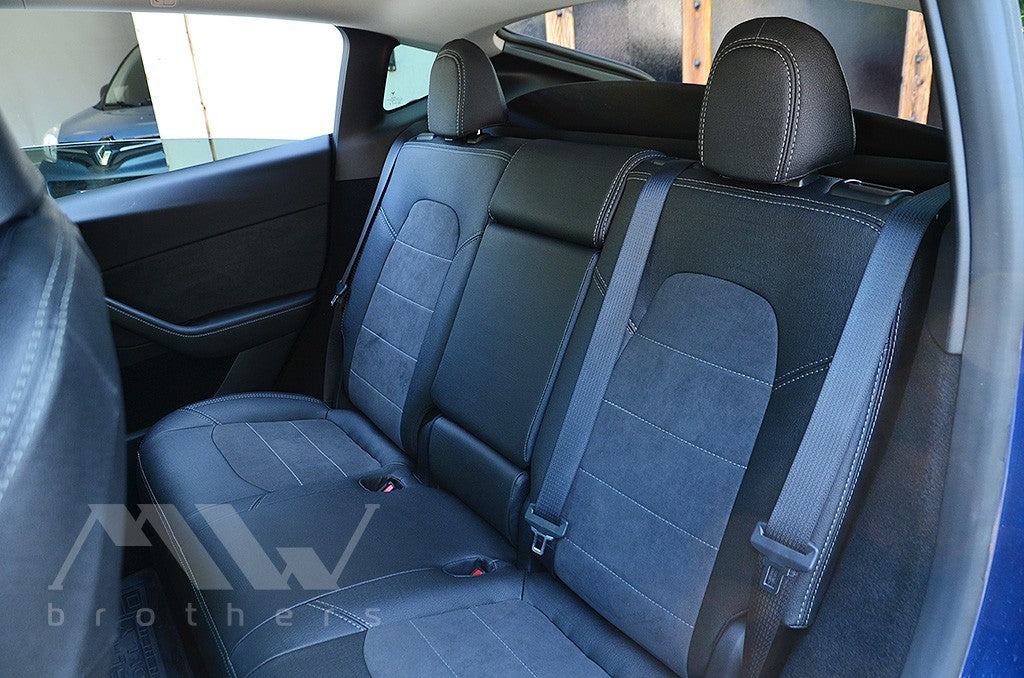 Set coprisedili su misura per Tesla Model Y (2020-oggi), Leather Style