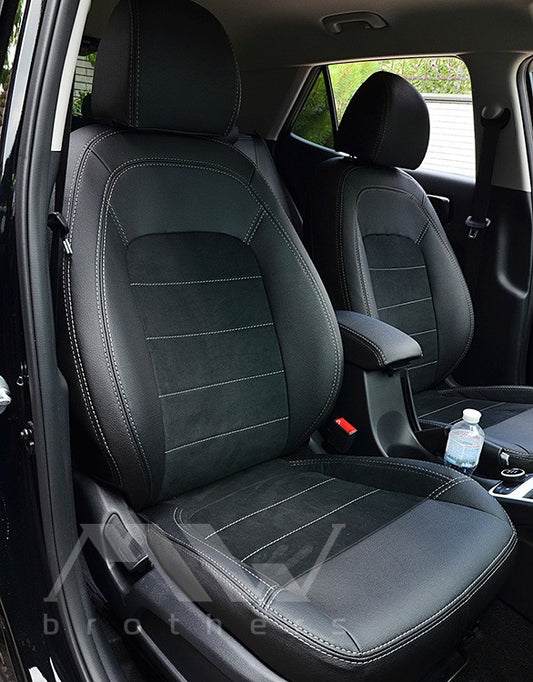 Passgenaue Sitzbezüge für Hyundai Venue (ab 2019), Lederoptik