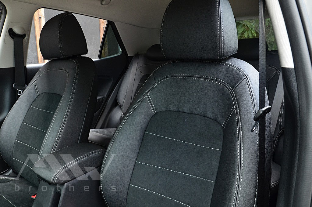 Set coprisedili su misura per Hyundai Venue (2019-oggi), Leather Style