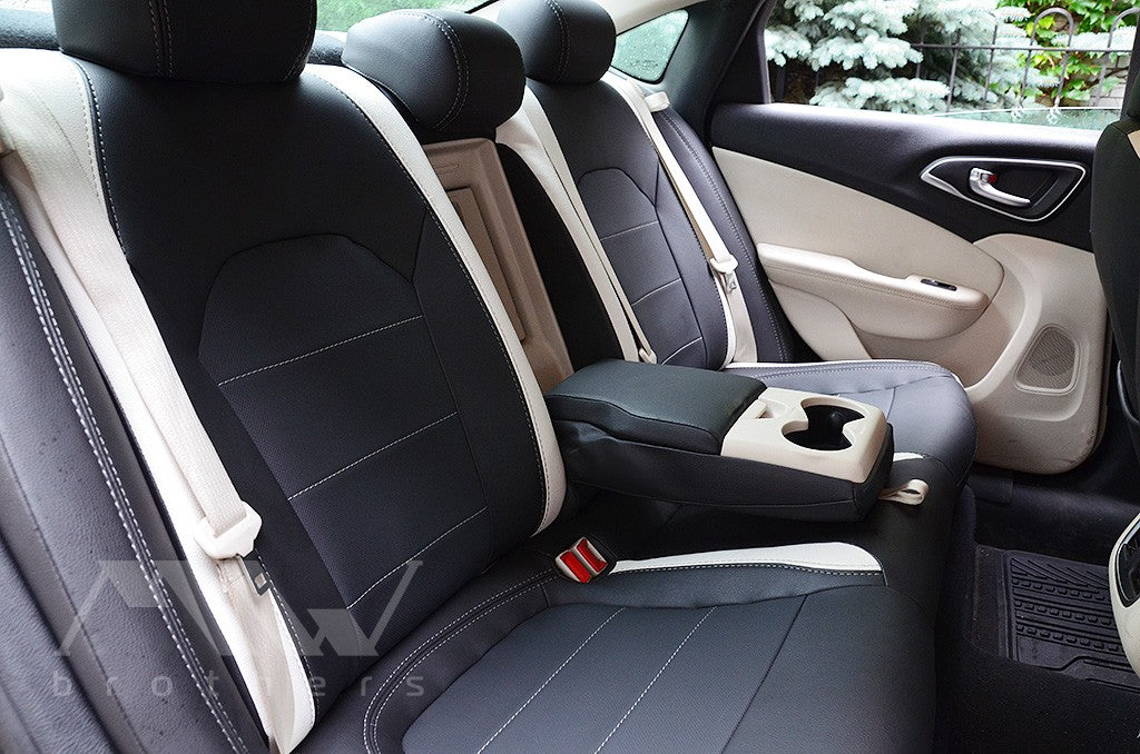 Set  coprisedili su misura per Chrysler 200 (2014-2016), Leather Style