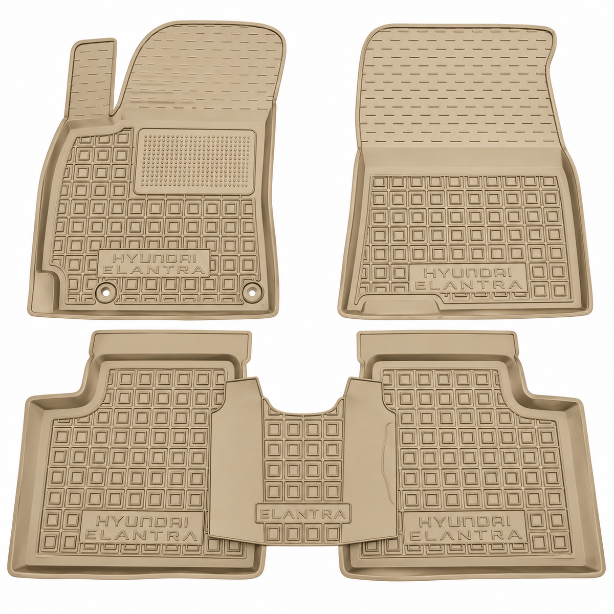 Set tappetini di gomma su misura per Hyundai Elantra 7 CN7 (2020-oggi)