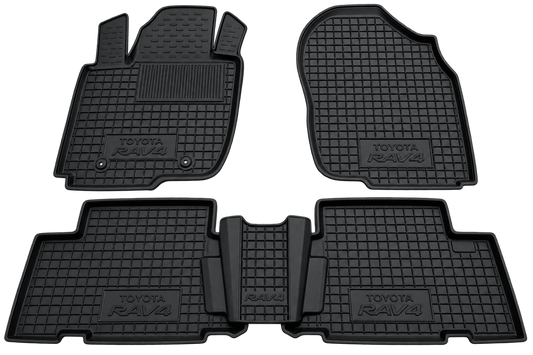 Set tappetini di gomma su misura per Toyota RAV4 3 (XA30) (2005-203)