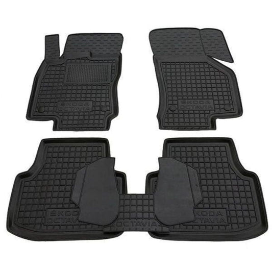 Set tappetini di gomma su misura per Skoda Octavia A7 (2013–2020)