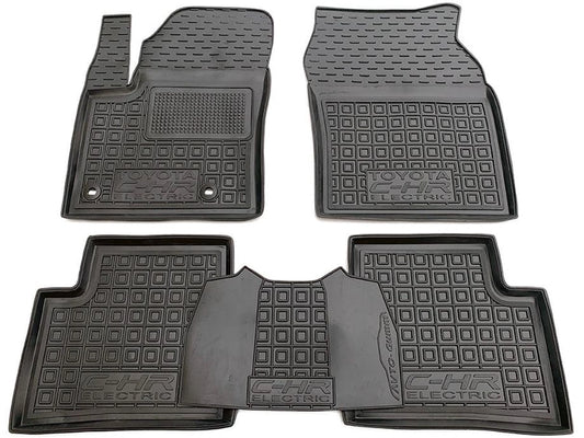 Set tappetini di gomma su misura per Toyota C-HR EV (2019-2023)