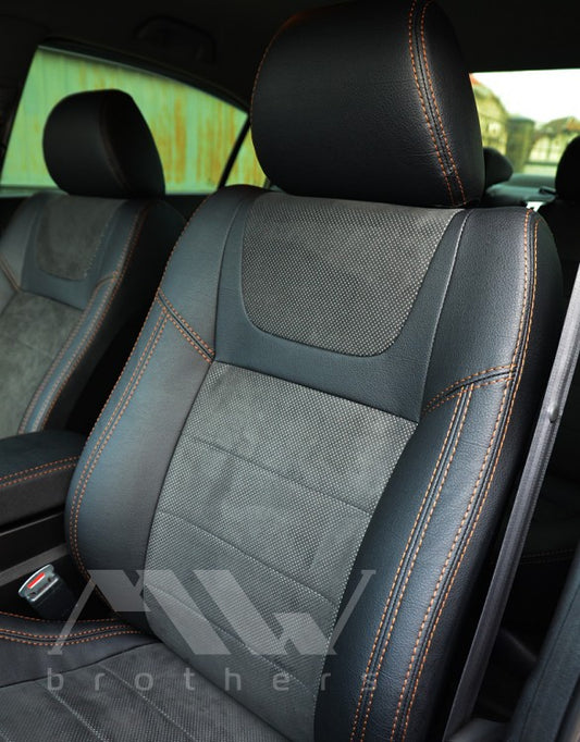 Set coprisedili su misura per Honda Civic 8 4D (2005-2012), Leather Style