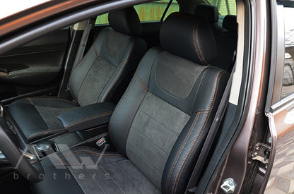 Set coprisedili su misura per Honda Civic 8 4D (2005-2012), Leather Style