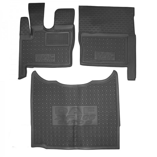 Set tappetini di gomma su misura per DAF XF-106 '13- (EURO6)