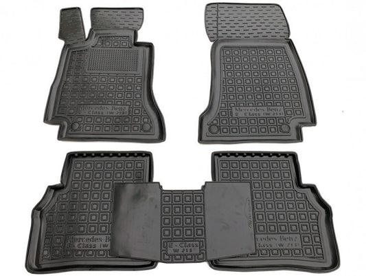 Set tappetini di gomma su misura per Mercedes E-Class W213 (2016-2023)