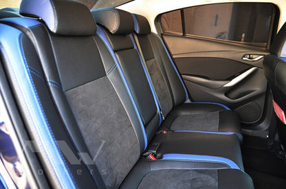 Set coprisedili su misura per Mazda 6 3 GJ (2012-2018), Leather Style