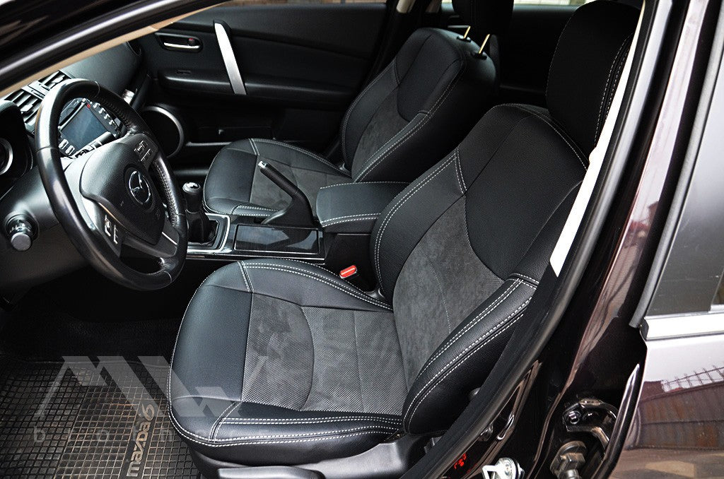 Set coprisedili su misura per Mazda 6 II (2008-2012), Leather Style