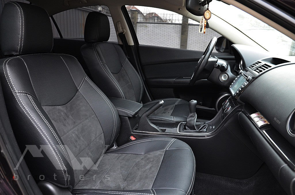 Set coprisedili su misura per Mazda 6 II (2008-2012), Leather Style