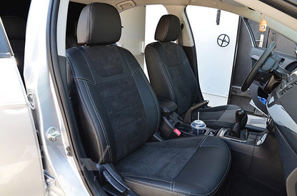 Set coprisedili su misura per Mitsubishi Lancer X 2L (2007-2019), Leather Style