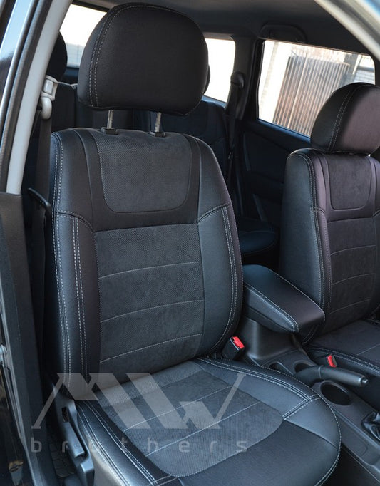 Set coprisedili su misura per Mitsubishi Outlander 1 (2001-2009), Leather Style