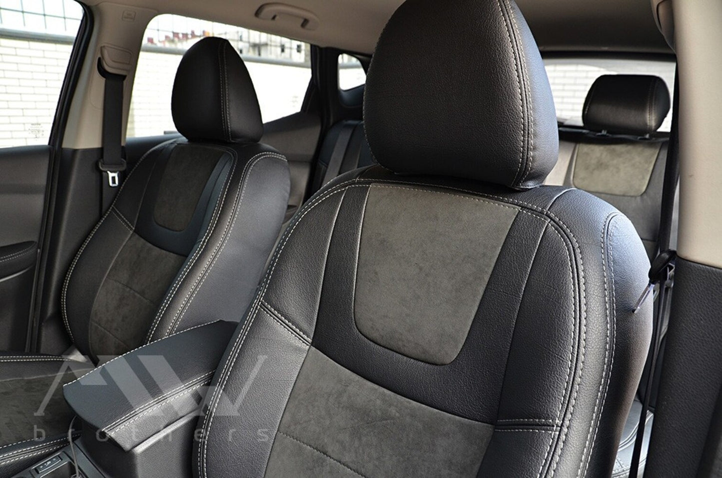 Set coprisedili su misura per Nissan Qashqai 2 (J11) (2013-2021), Leather Style