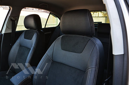Set coprisedili su misura per Skoda Octavia A5 (2004-2013), Leather Style