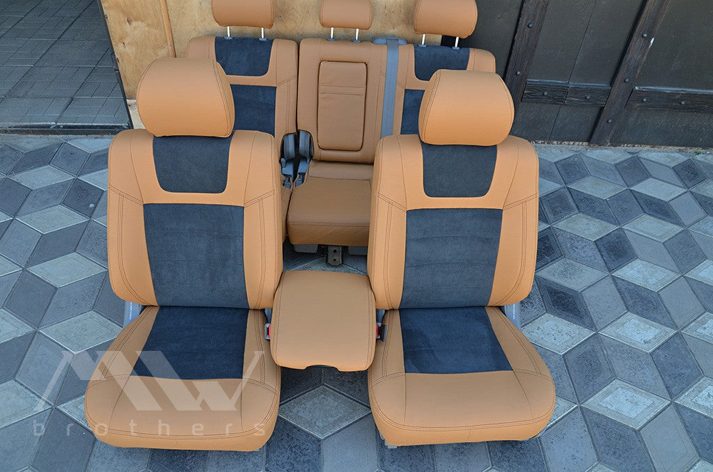 Set coprisedili su misura per Toyota Land Cruiser 100 (1998-2007), Leather Style