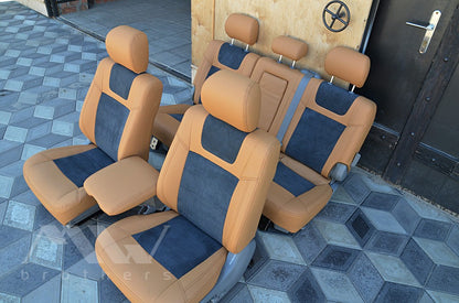 Set coprisedili su misura per Toyota Land Cruiser 100 (1998-2007), Leather Style