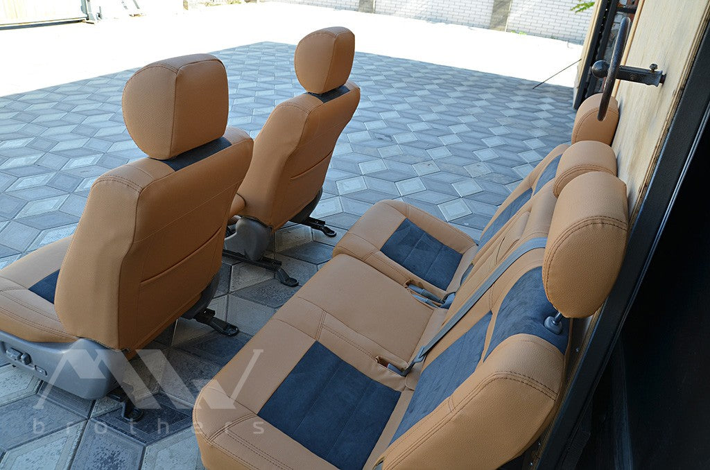 Set coprisedili su misura per Toyota Land Cruiser 100 (1998-2007), Leather Style