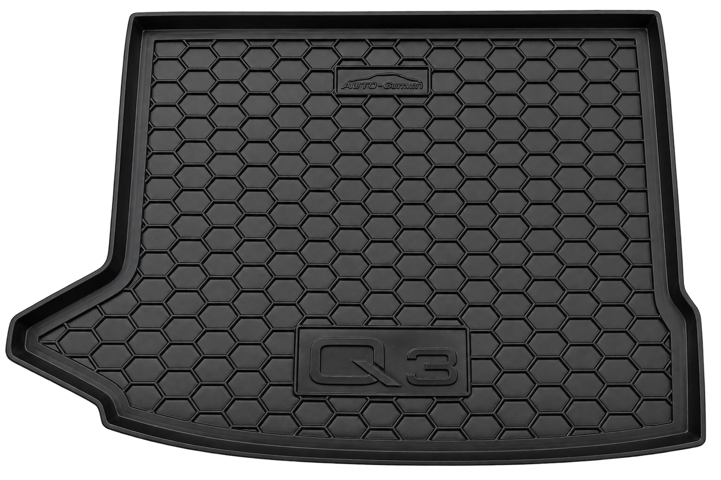Tappetino gomma vasca baule Audi Q3 8U 2011-2018 Nero