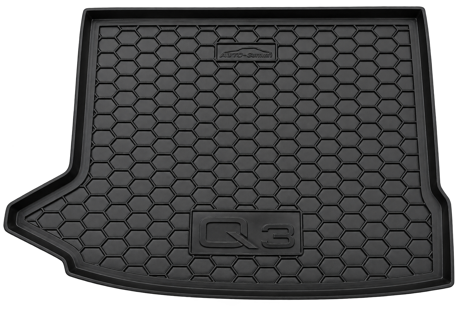 Tappetino gomma vasca baule Audi Q3 8U 2011-2018 Nero