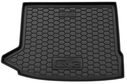 Tappetino gomma vasca baule Audi Q3 8U 2011-2018 Nero