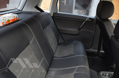 Set coprisedili su misura per Volkswagen Polo 4 (9N) (2001-2009), Leather Style