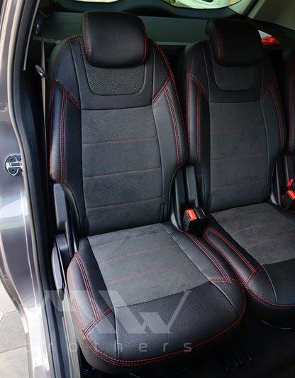 Set coprisedili su misura per Ford S-Max 1 (2006-2014), Leather Style