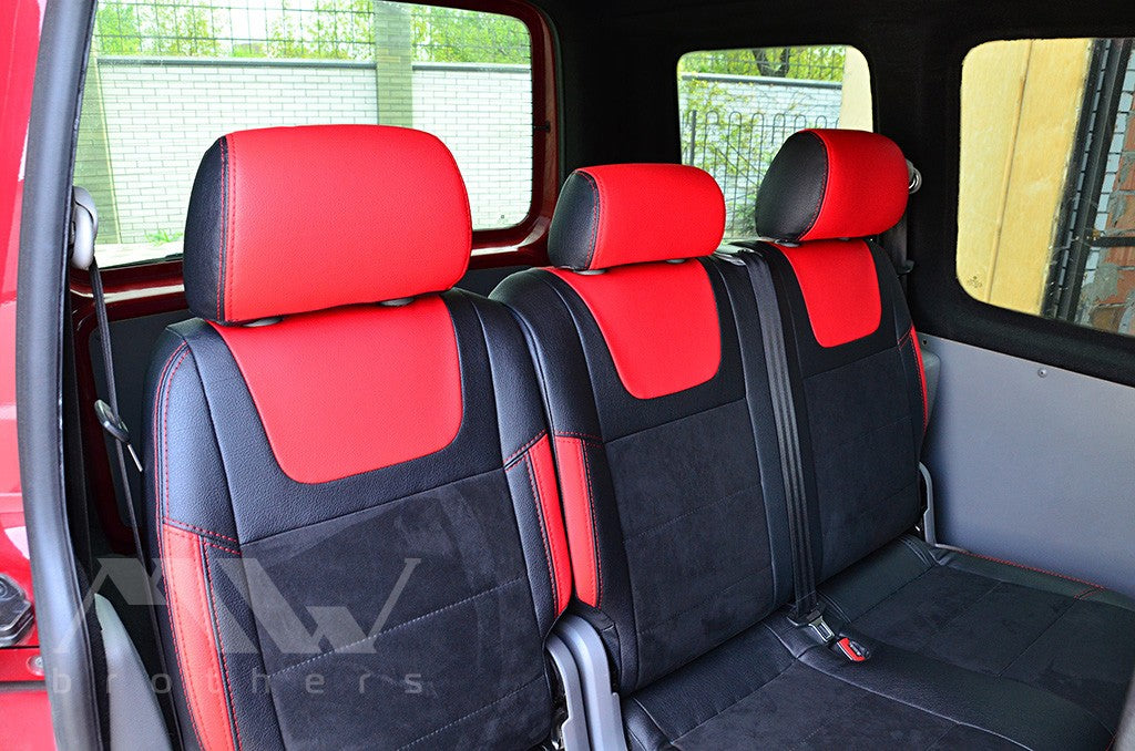 Set coprisedili su misura per Volkswagen Caddy 3 (2K) (2003-2015), Leather Style