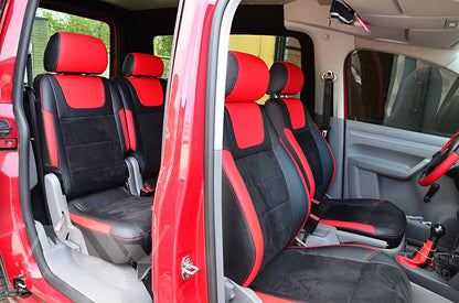 Set coprisedili su misura per Volkswagen Caddy 3 (2K) (2003-2015), Leather Style