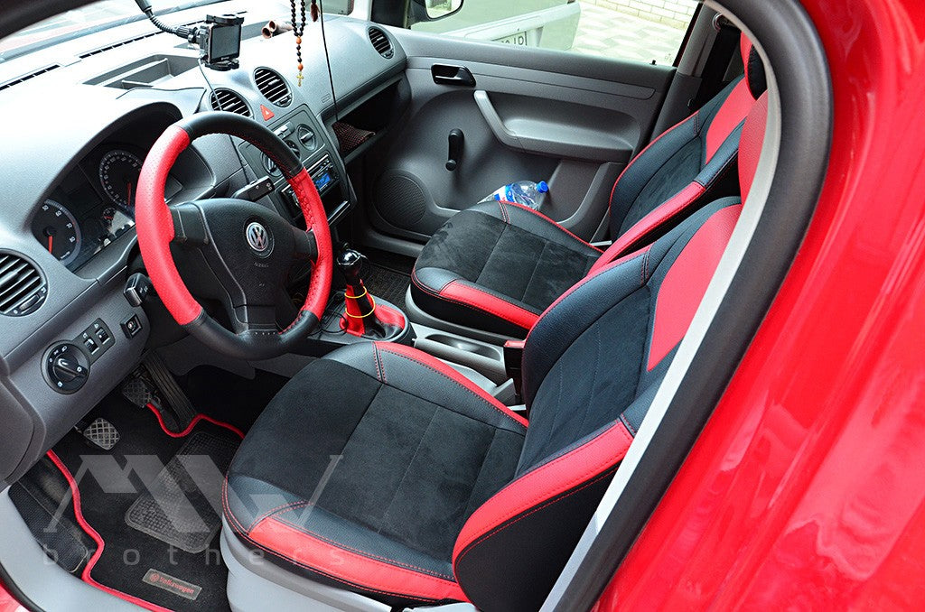 Set coprisedili su misura per Volkswagen Caddy 3 (2K) (2003-2015), Leather Style