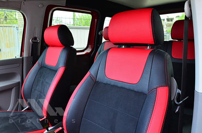 Set coprisedili su misura per Volkswagen Caddy 3 (2K) (2003-2015), Leather Style